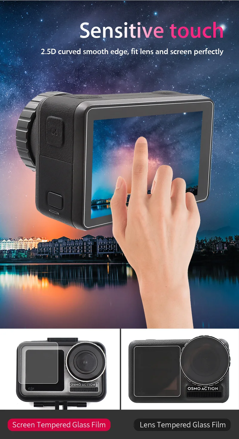 Startrc DJI osmo аксессуары для действий спортивные аксессуары для камеры водонепроницаемая пленка/очки/стеклянная защитная пленка