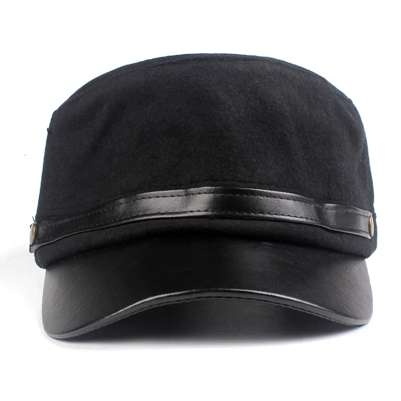 Xthree Vintage Hats For Women New Fashion Wool Military Hat Winter Gorras Planas Snapback Caps Female Casquette Octagonal Cap | Аксессуары