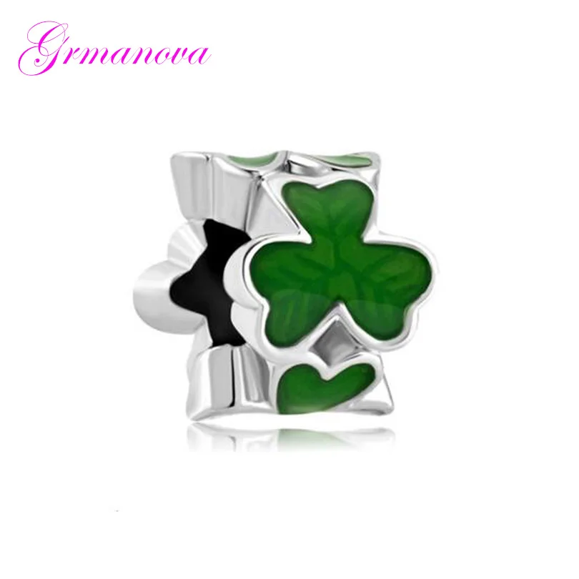 Классические зеленые эмалированные бусины в форме листьев гинкго подвеска