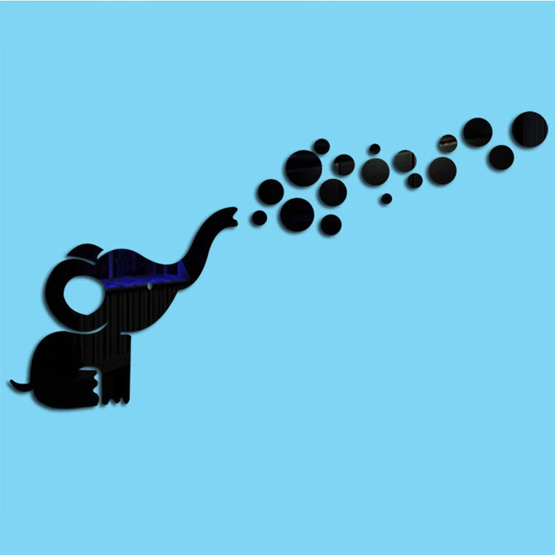 Акриловая зеркальная декоративная наклейка 3D для детского сада дома спальни