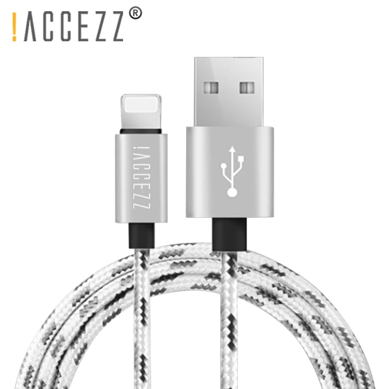 ! ACCEZZ USB кабель для передачи данных iPhone XS MAX XR X 7 6 8 6S 5 Plus мобильный телефон зарядный