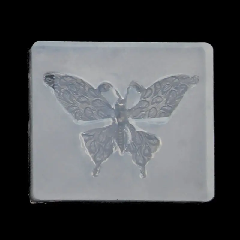 6 Симпатичные бабочки Силиконовые УФ смолы формы серьги ожерелье кулон ювелирные изделия инструменты DIY Изготовление Поиск аксессуары Прямая поставка - Цвет: 6