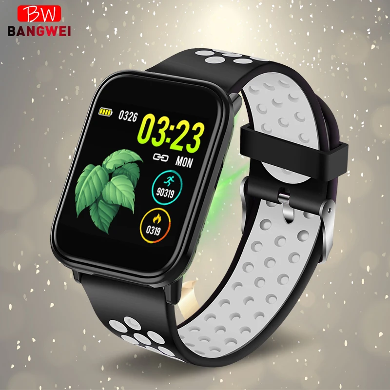 2019 BANGWEI IP67Waterproof часы мужские Фитнес измеритель артериального Давление монитор
