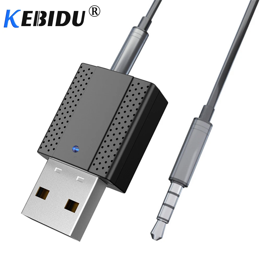 Портативный мини трансмиттер Kebidu 3 5 мм Bluetooth 0 приемник AUX стерео USB адаптер для ТВ