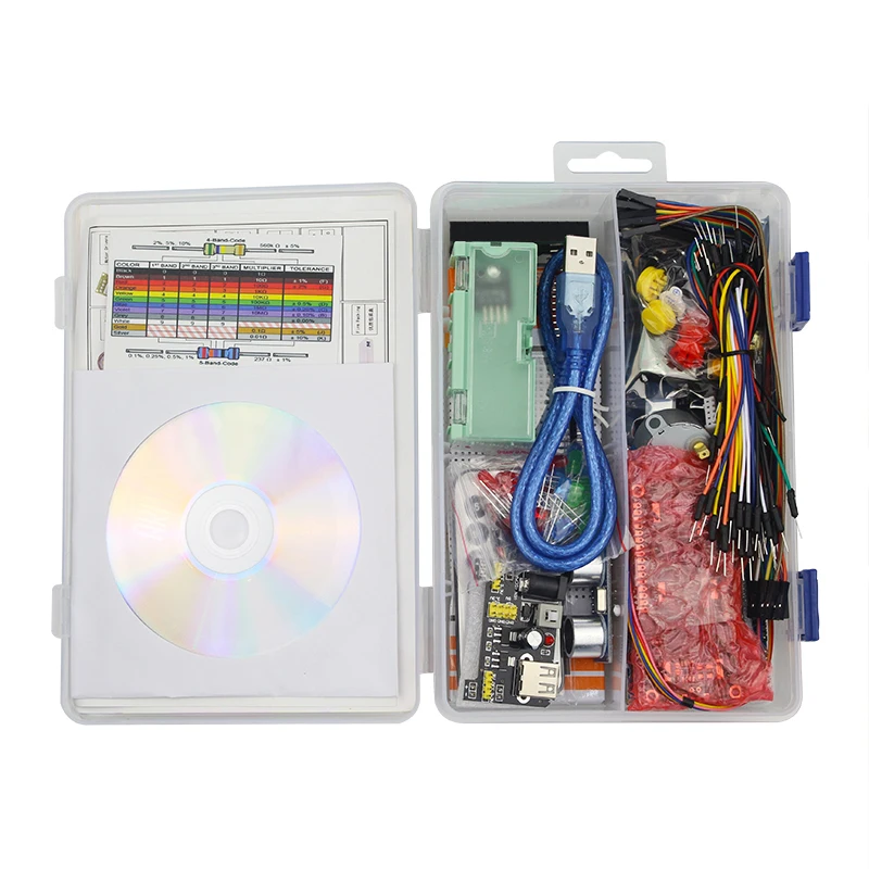 Полный стартовый комплект для UNO R3 Step Motor Servo 1602 ЖК дисплей инфракрасный приемник