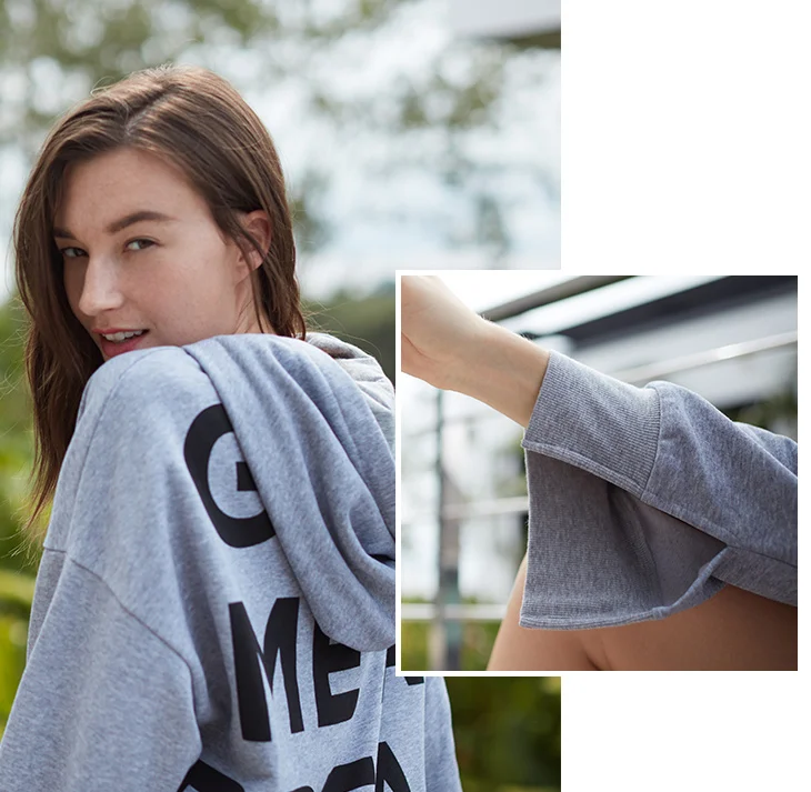Vero Moda платье женское толстовка женская Весна Новое с капюшоном Свободное длинное домашнее платье для отдыха | 318160504
