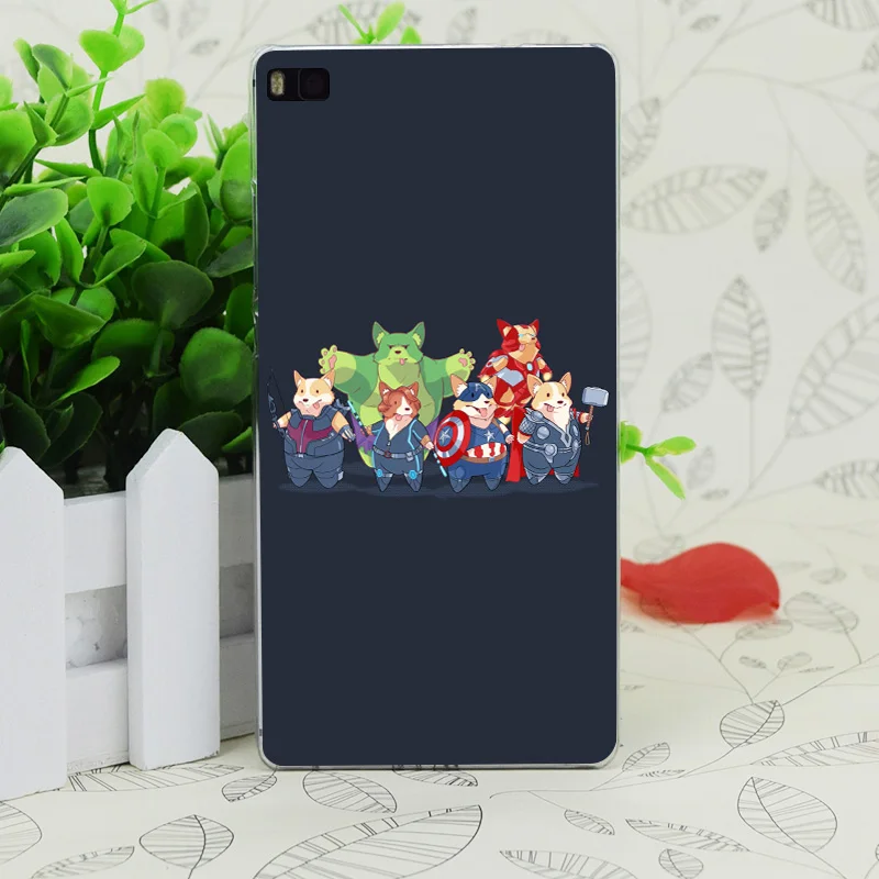 C1846 Прозрачный Жесткий Тонкий чехол для huawei P 6 7 8 9 Lite Plus Honor 4C 4X G7 |