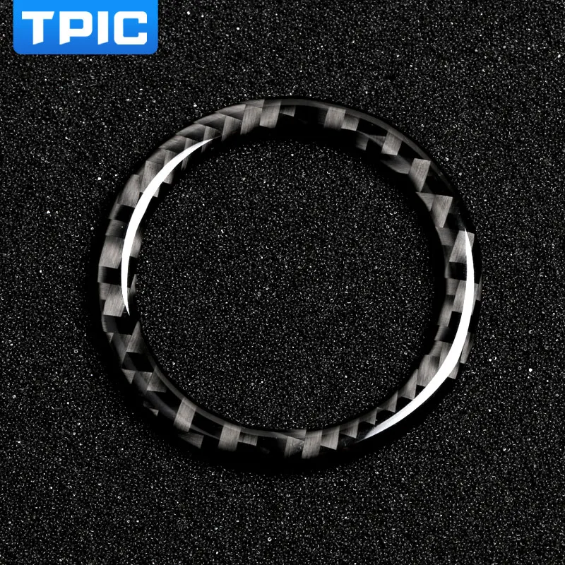 TPIC наклейка на кнопку зажигания из углеродного волокна для автомобилей Mercedes Benz C E