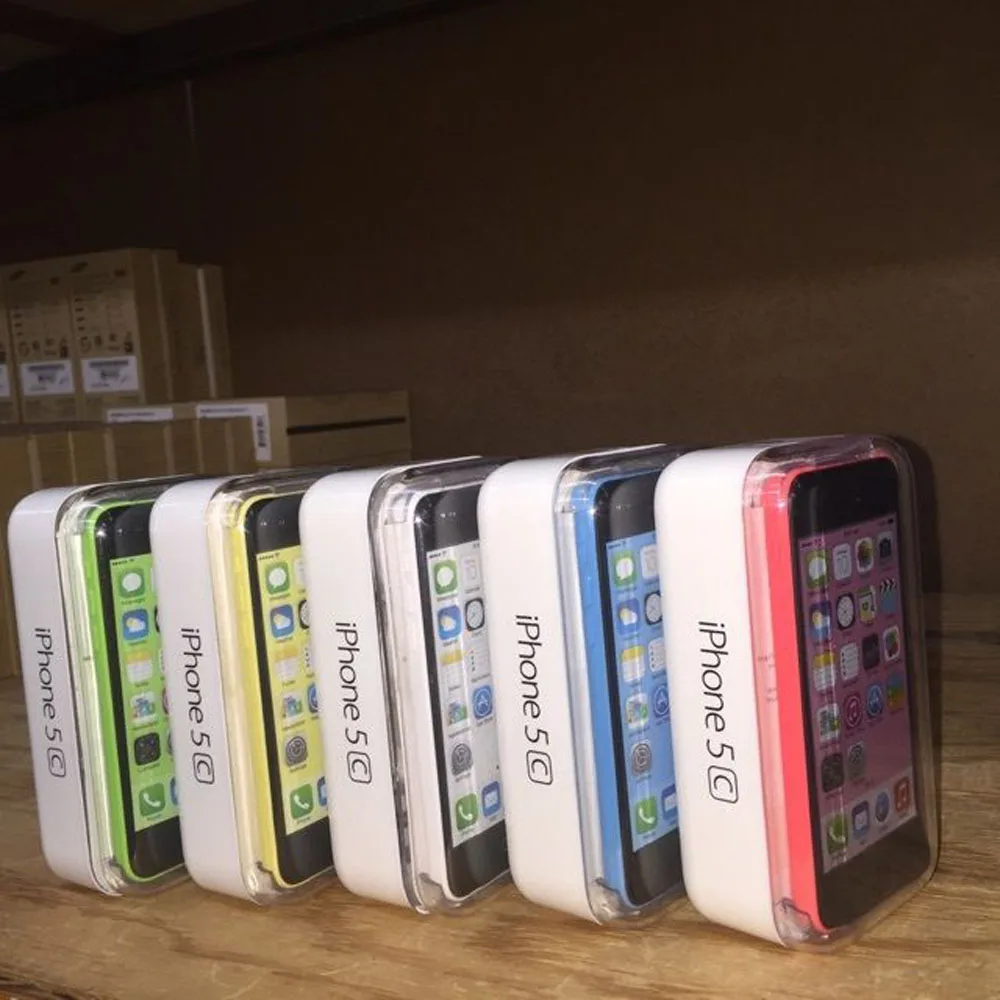 Заводской разблокированный iPhone 5C iOS двухъядерный 4," сенсорный экран 8.0MP камера с Wi-Fi GPS мобильный телефон