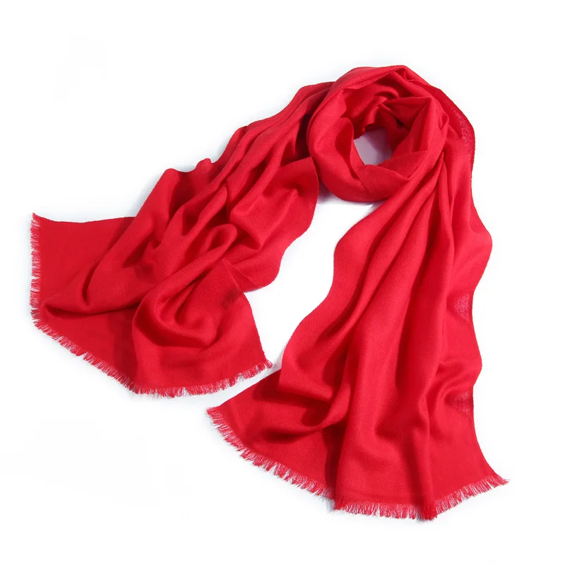 2017 высокое качество Австралийский чистая шерсть шарфы для женщин зимние теплые