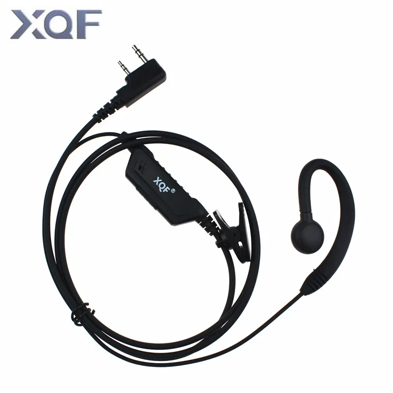 

Ear Hook Earpiece Mic PTT Walkie Talkie Headset For Kenwood TK-3207 TK-3107 TK-378G Baofeng UV-5R BF-888S WOUXUN 2 Way Radios