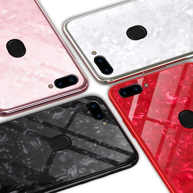 Блестящее стекло ЧЕХОЛ ДЛЯ Vivo V 9 7 5 лет 97 71 69 85 83 81 66 67 75X23 flash Мрамор закаленное Стекло Телефон задняя крышка Fundas бренд