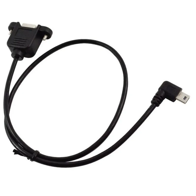 5 шт./лот 50 см USB 2 0 B женское Панельное крепление к Мини контактному прямоугольному