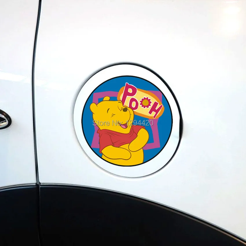 Детские на доске в автомобиле предупреждающие наклейки Винни медвежонок пух столкновения стекла 3d Виниловые наклейки двери окна украшения Аксессуары