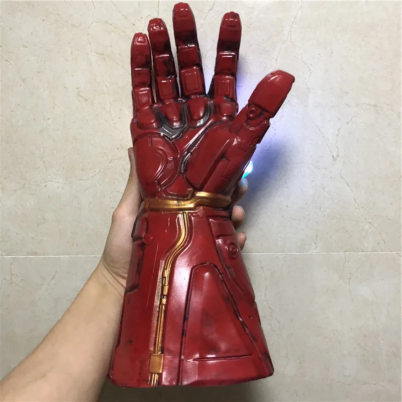 1:1 светодиодный светильник Thanos Gauntlet War cosplay светодиодный перчатки подарок костюм Хэллоуин реквизит