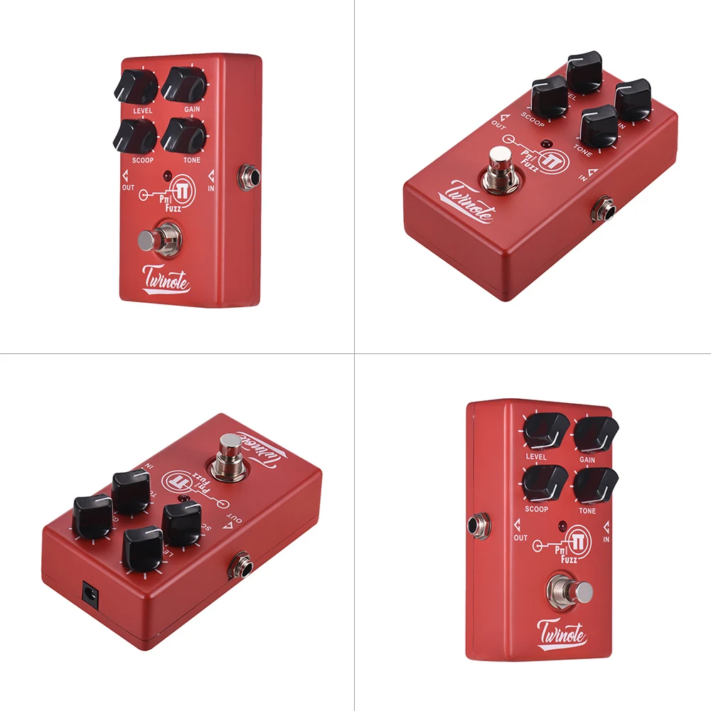 Twinote P FUZZ аналоговый современный Fuzz гитарный эффект педаль Processsor полностью