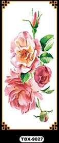 Водонепроницаемый Временные татуировки Henna tatuajes Tatouage temporaire Femme Rose Wintersweet BLUELOVER