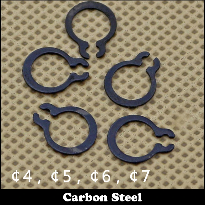 M14 M15 M16 Black Carbon Steel Mn65 Washer DIN471 C Type Snap Retaining Ring For 14mm 15mm 16mm Outside External Shaft Circlip |