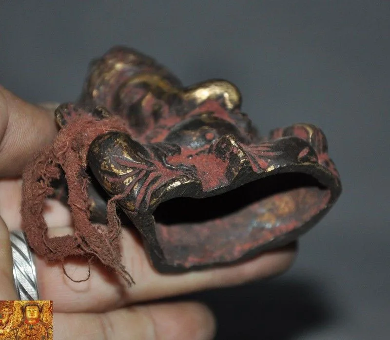 

wedding decoration 3"Tibetan Buddhism temple bronze 4 arms Elephant Jambhala Mammon statue