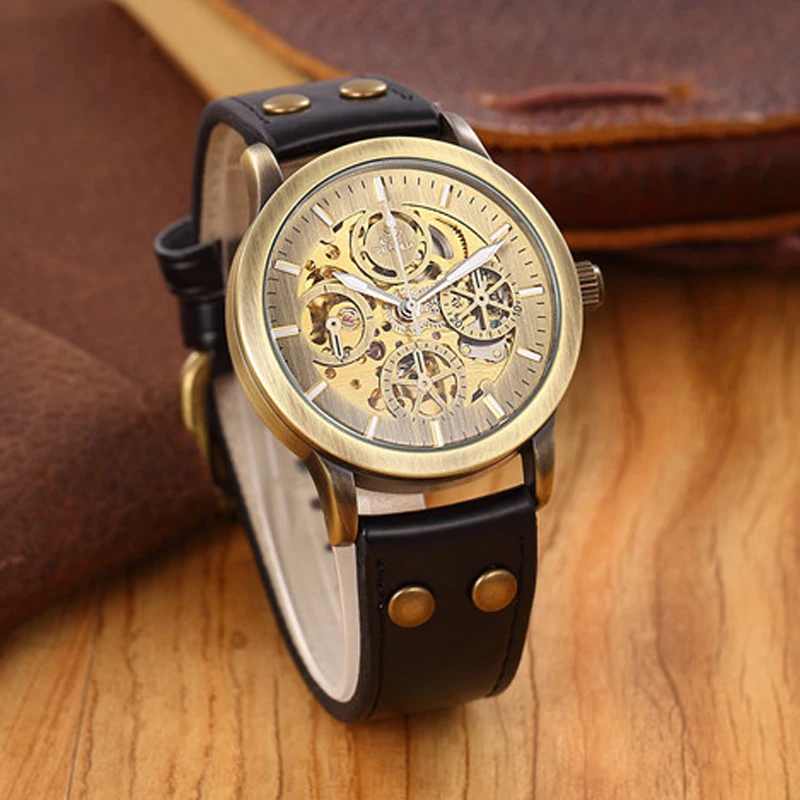 SHENHUA 2018 horloges mannen автоматический часы Мужские механические наручные Винтаж