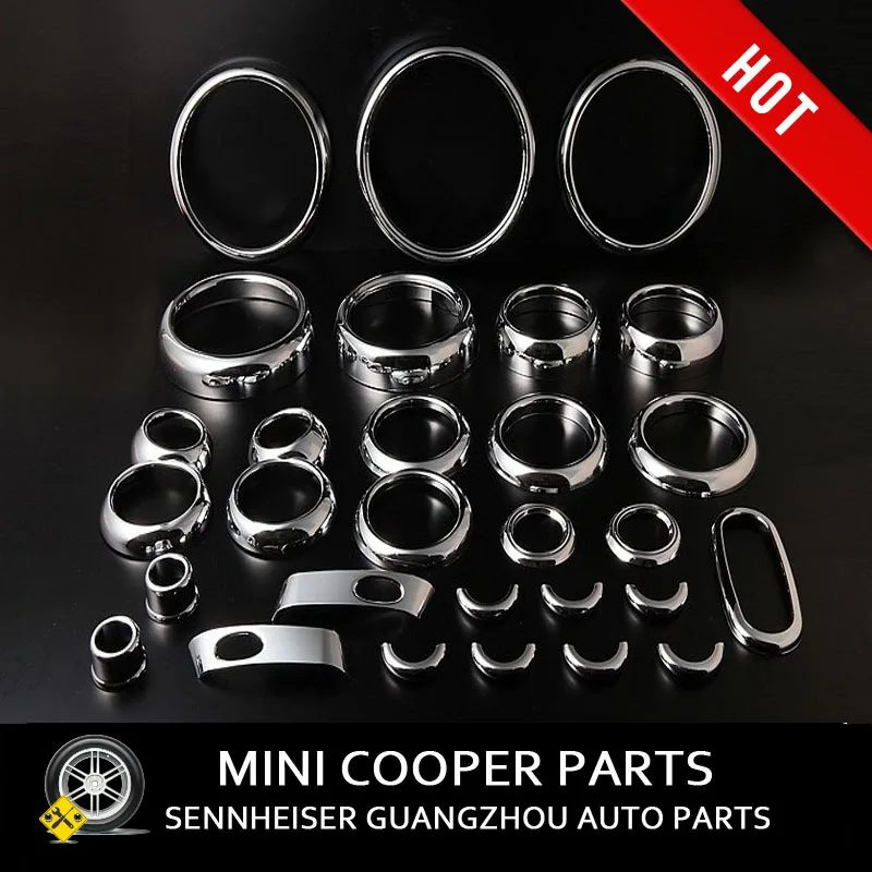 Совершенно новый хромированный внутренний комплект подходит для Mini Cooper R50/2/3 (26