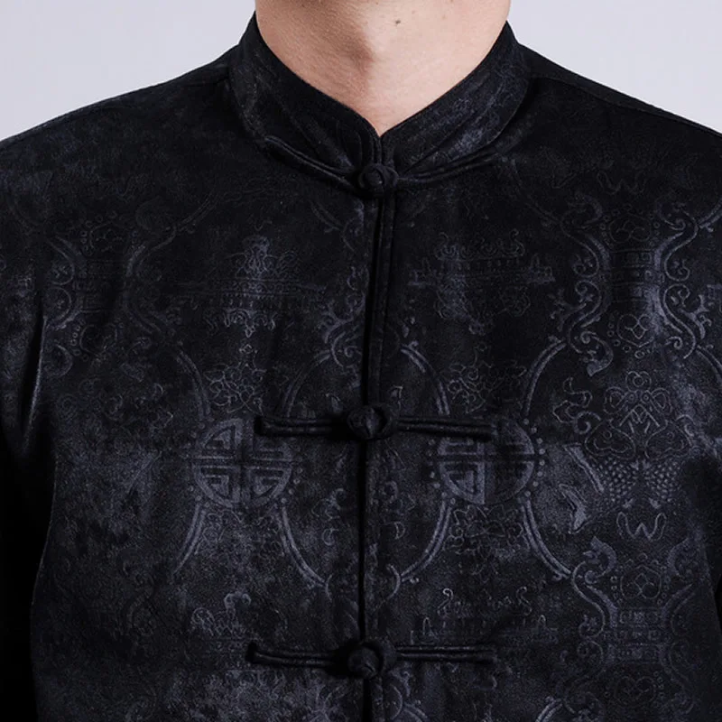 С Длинным Рукавом Традиционная китайская рубашка одежда костюм в китайском