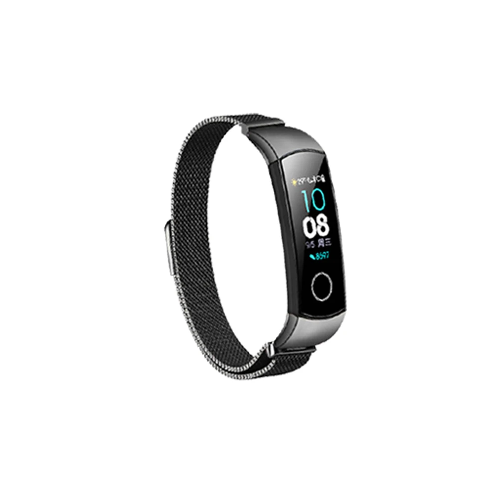 Styel 2 Black Металлический ремешок для huawei Honor Band 5 ремешок для часов браслет из нержавеющей стали Honor Band 4 5 браслет Correa умные аксессуары - Цвет: Styel 2 Black
