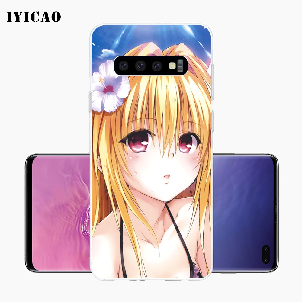 IYICAO To Love Ru Мягкий силиконовый чехол для телефона Samsung Galaxy S10e S10 S9 S8 Plus S7 Edge из