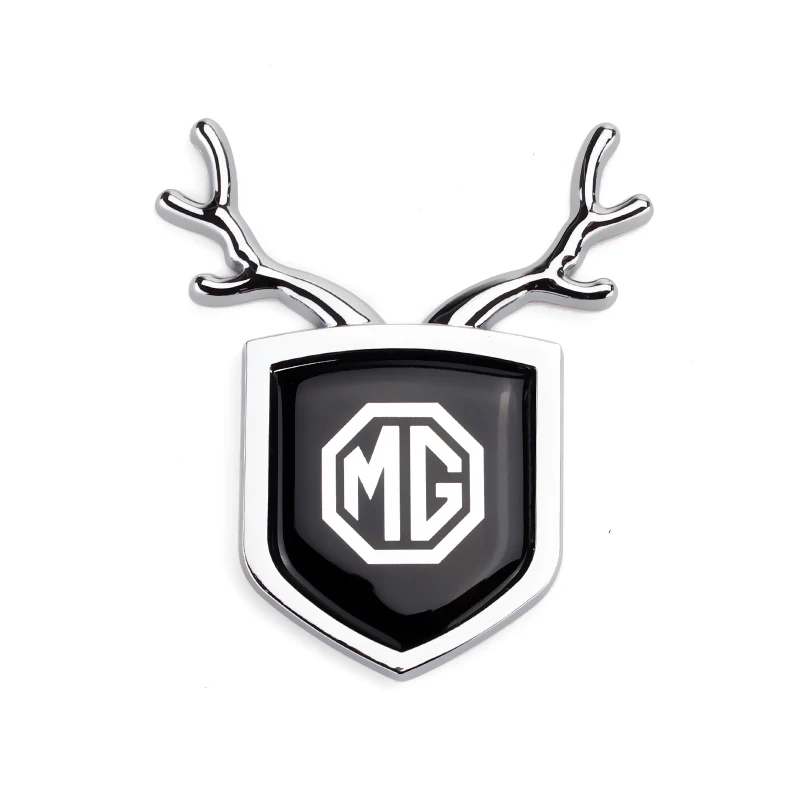 Для Morris Garage MG3 TF ZR MG 3 5 6 7 ZS GS GT MG5 MG6 MG7 Автомобильная наклейка на заднее Переднее стекло, черная Серебристая Эмблема для автомобиля - Название цвета: Серебристый