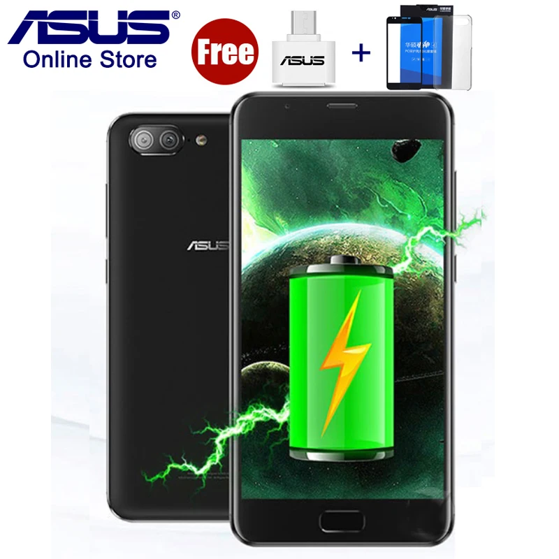 ASUS Zenfone 4 Max Plus 4G смартфонов 5000 мАч батарея 5 дюймов ZC550TL Octa Core Android 7 0 телефон