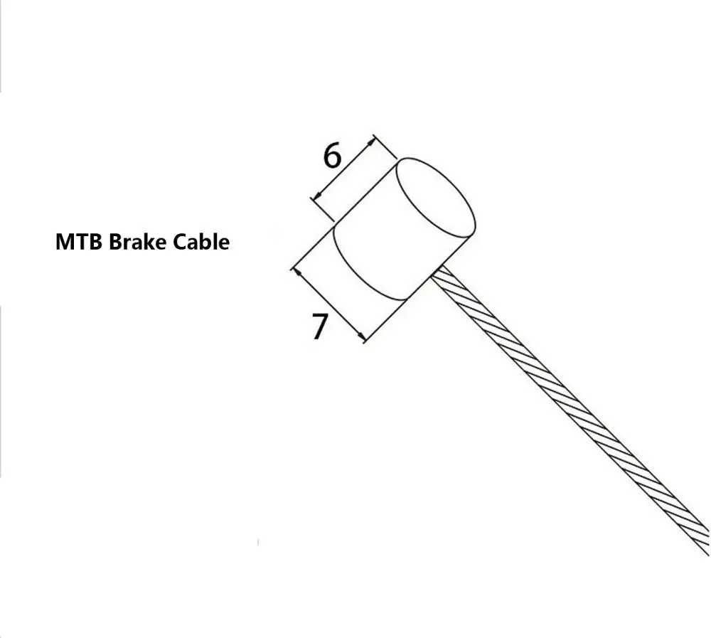MTB-Brake-1.1 meters Тефлоновое покрытие кабели велосипедный тормоз/переключатель внутренний кабель шоссейный велосипед MTB для Shimano Sram TSG велосипедный, переключения тросы провод с сердечником линия черный - Цвет: MTB-Brake-1.1 meters