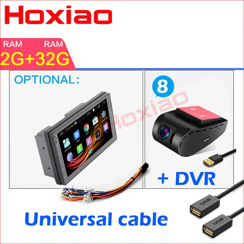 E-K3-3001-2G-DVR Радио кассетный плеер 2din android automagnitol ram 2G+ rom 32G gps навигация wifi без dvd BT DAB FM Автомагнитола 2 din - Цвет: E-K3-3001-2G-DVR