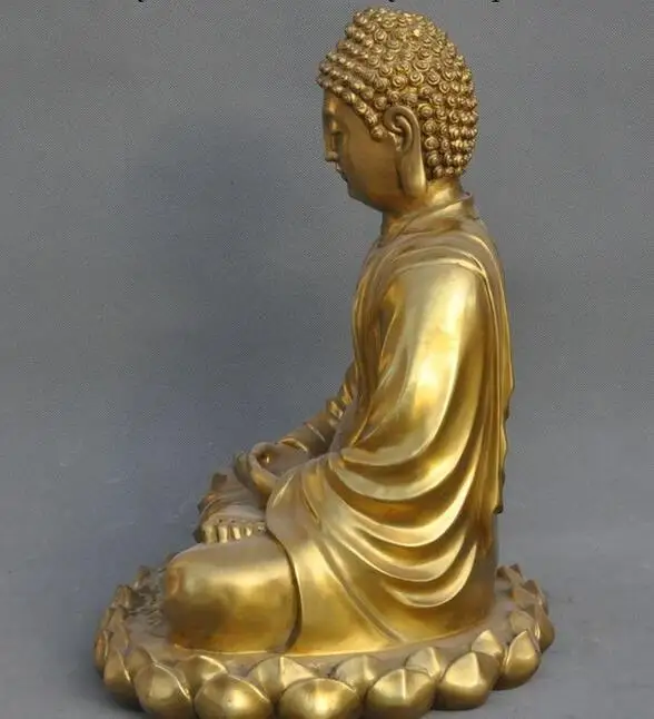 15 &quotтибетский буддийский храм Joss медный Шакьямуни татхагата Будда статуя | Дом и