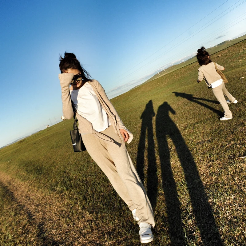 

Parent-child outfit autumn outfit suits the 2018 outfit family of mother and daughter Family Look Custom upgrade Knit cardigan