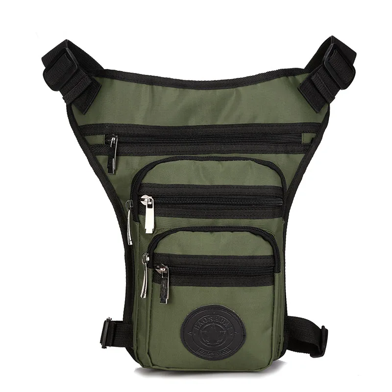 Army Green Мужская водонепроницаемая нейлоновая сумка для ног, поясная сумка, пояс бедра ягодицы, сумка-мессенджер для верховой езды, военные мотоциклетные сумки, Новинка - Цвет: Army Green