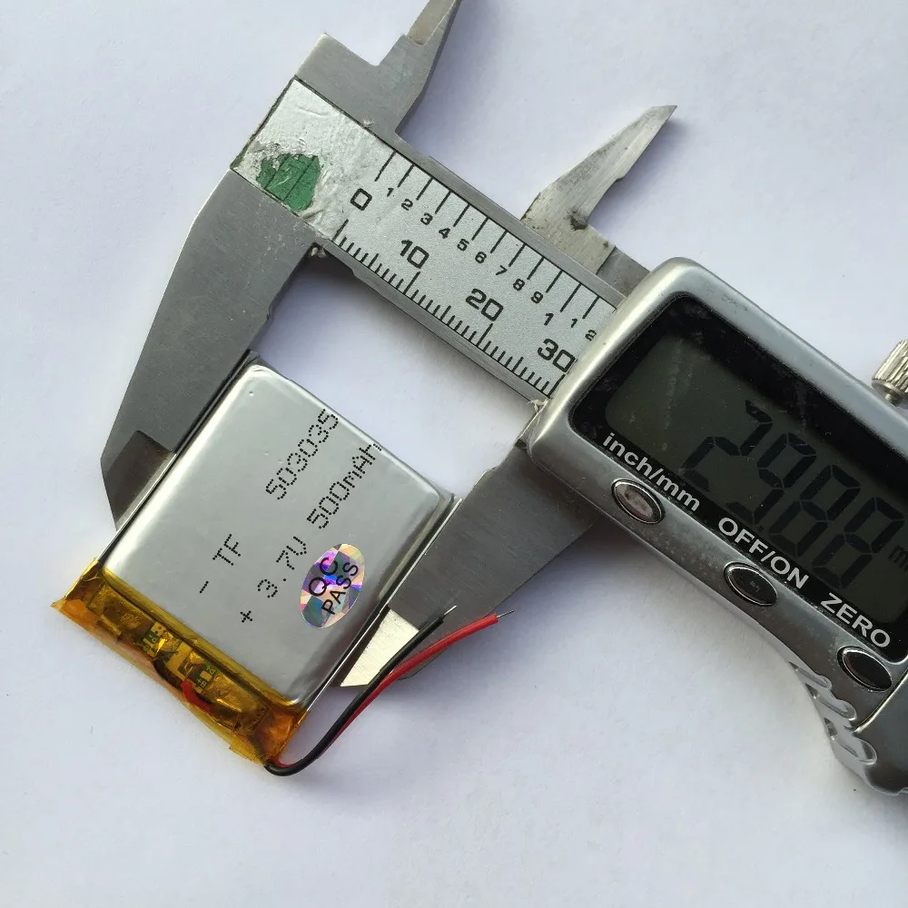 3.7 В thium полимерный аккумулятор 503035 053035 500 МАЧ MP3MP4 MP5 маленькие игрушки батареи|polymer