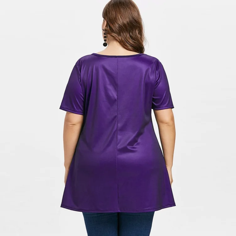 TUHAO, женская блузка, летние топы размера плюс, 5XL, 4XL, летняя женская рубашка, блузки с принтом бабочки, женские блузки, одежда QT59