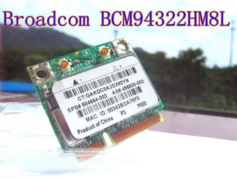 Broadcom BCM4322 BCM94322HM8L двухдиапазонный 802.11a/g/n 300 Мбит/с беспроводной Wi Fi Wlan Mini PCI E