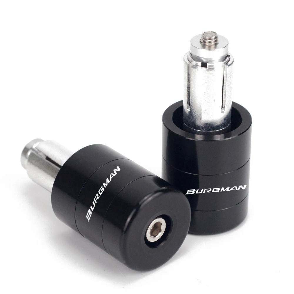 Пара мотоциклетных ручек, Торцевая Крышка для SUZUKI BURGMAN 650 400 125 200 250 AN650 AN400 AN125 AN200, аксессуары