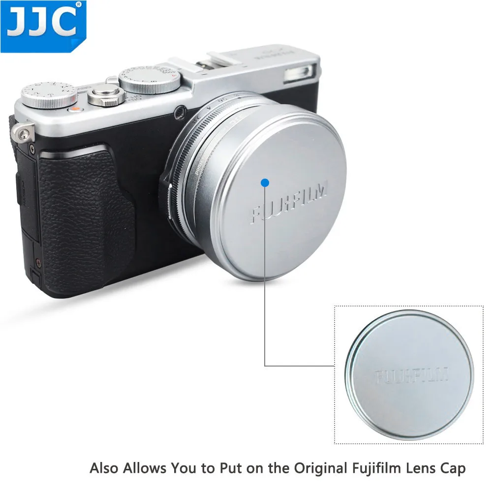 JJC крышка объектива камеры 49 мм для Fujifilm X70 аксессуары металлический винт сменная