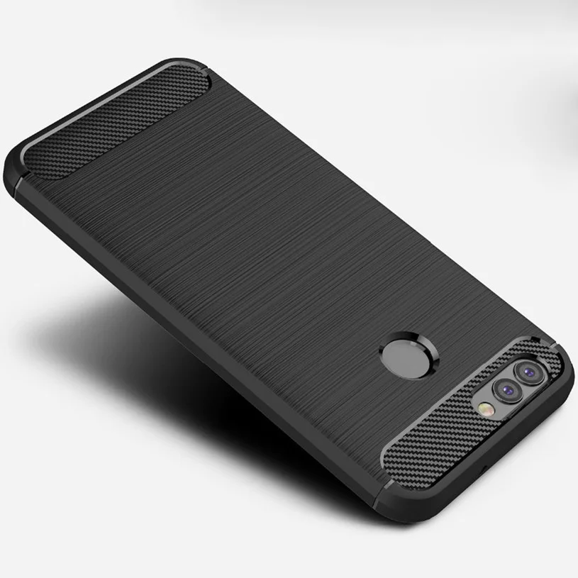 Для Huawei Nova 2 Plus углерода Волокно Мягкий силиконовый чехол для плюс Роскошные