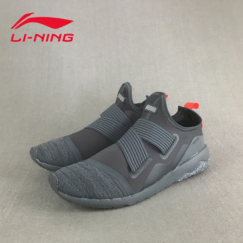 Li-Ning/Мужская прогулочная обувь; текстильные дышащие кроссовки; мягкая удобная спортивная обувь с подкладкой; GLKM083 SJAS17