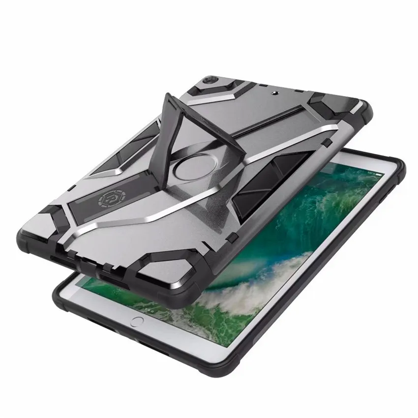 Для ipad 9 7 2017 2018 прочный Чехол трехслойный Жесткий ПК + Силиконовый чехол для