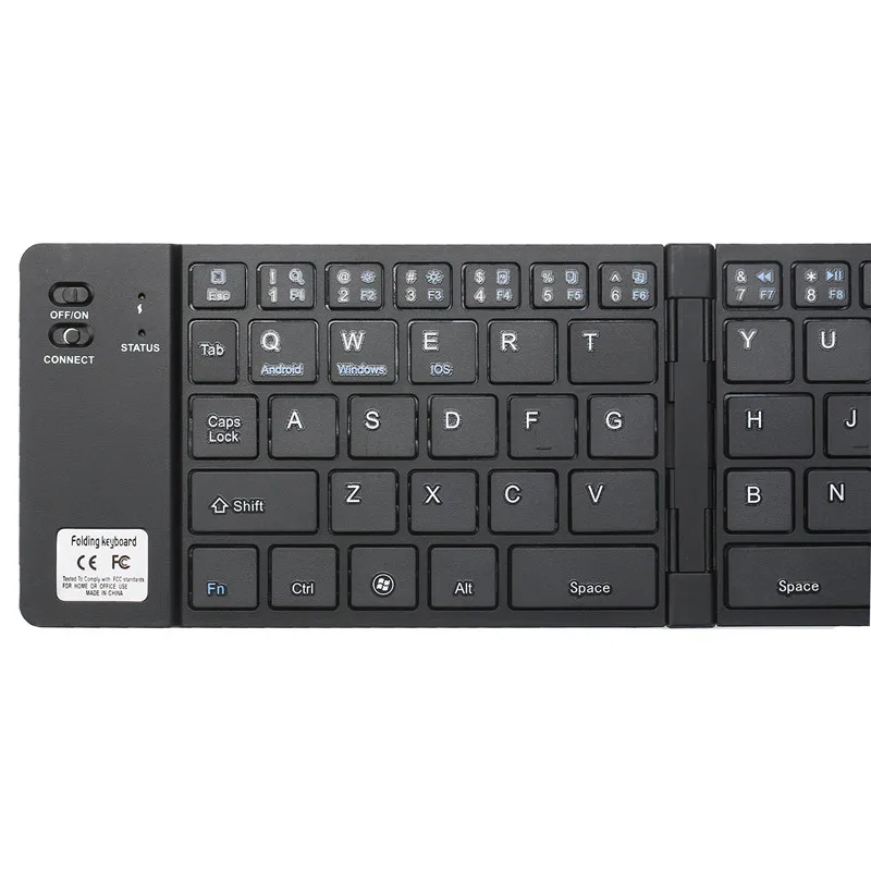 Складная Беспроводная Bluetooth клавиатура мульти система Универсальный мобильный