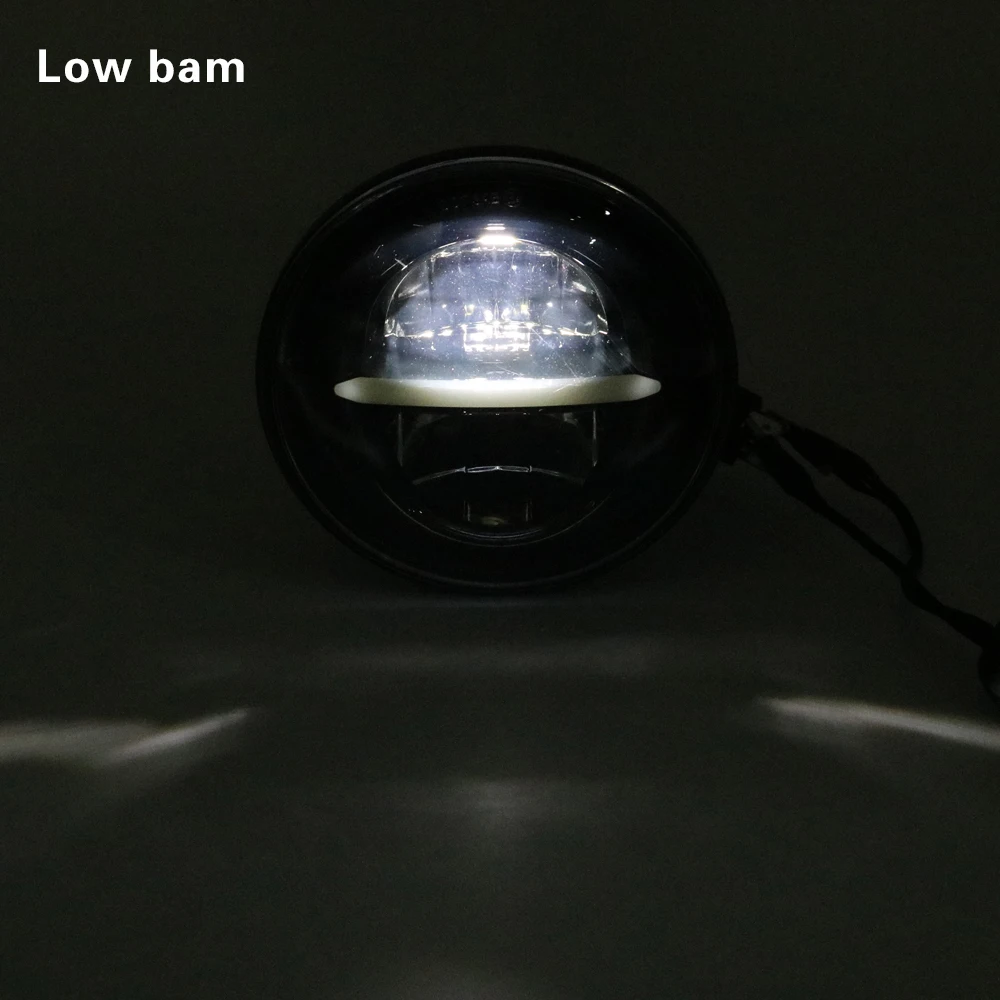Black 5.75" 5 3/4 LED Motorcycle Headlight Moto For Harley Sportster 1200 XL1200L Custom XL1200C 883 XL883 for Dyna Sportsters