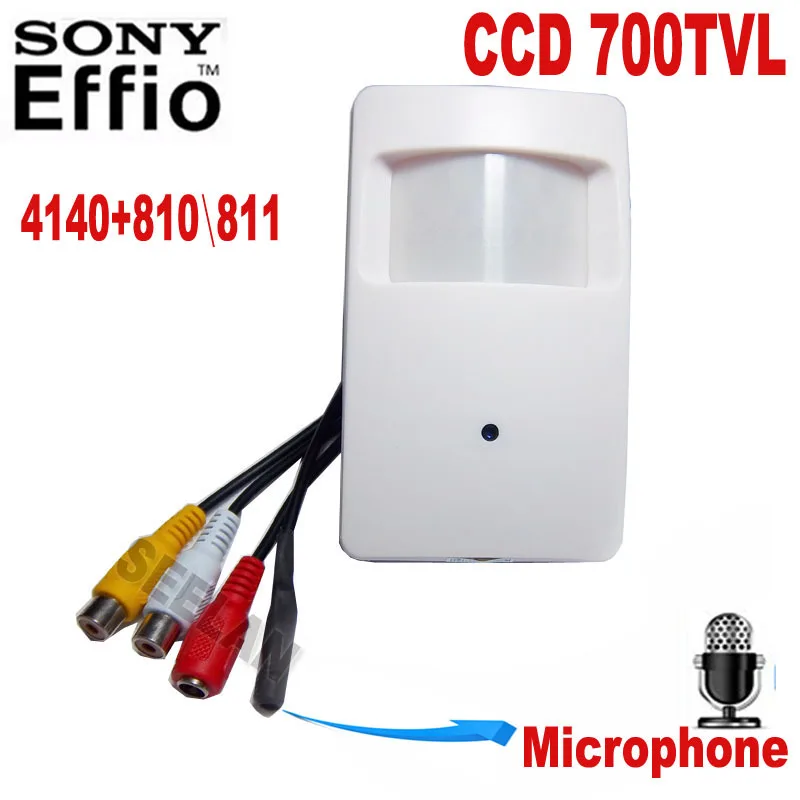 HQCAM 700tvl камера мини 1/3 &quotSony CCD 960H охранная домашняя видеонаблюдения PIR Мини ccd