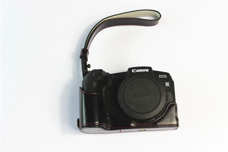 New PU Leather Camera Case Full Bag For canon EOS RP EOSRP Camera Bag Cover Hand Strap Take the battery version
