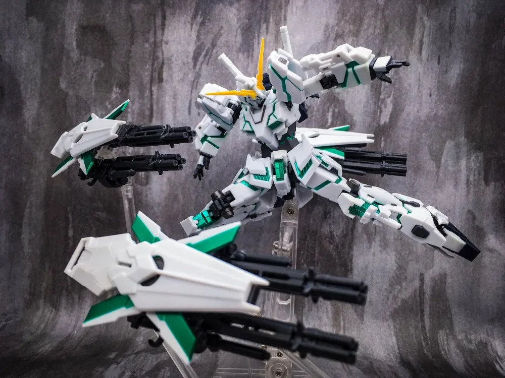 Baofeng модель Робот Духи RX-0 Единорог меха 3 щиты Воронка Gundam Готовая модель DB018
