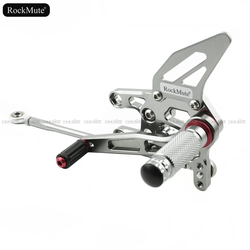Мотоцикл Rearsets для Kawasaki Ninja ZX 10R ZX10R 2004 2005 CNC регулируемая подножка рычаг