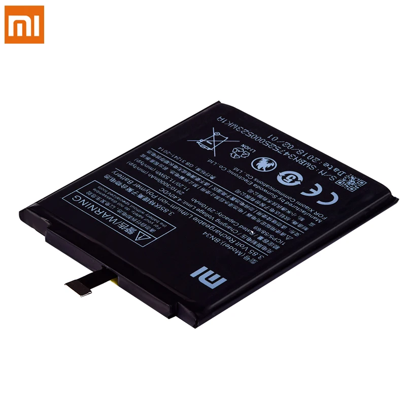 BN34 BN30 BM47 BM22 BM36 Батарея для спортивной камеры Xiao mi Red mi 5A 4A 3 3S 4X mi 5 5S mi 5 mi 5S сменная батарея литий-полимерные батареи